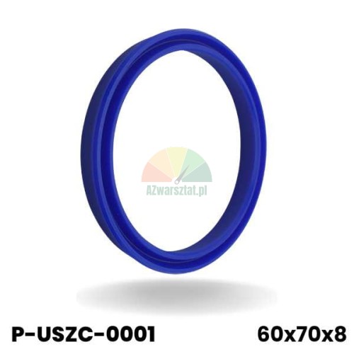 Blue lift cylinder seal 60x70x8 with part number P-USZC-0001