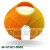 Orange plastic cone 120mm/4mm with arched cutout