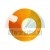 Orange protective ring with a side notch and central hole.