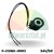 Black electromagnetic solenoid coil 24V DC with two wires, model P-CEWK-0003.