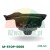 Black composite mounting head for tire changer, 29 mm diameter, model M-STOP-0008.