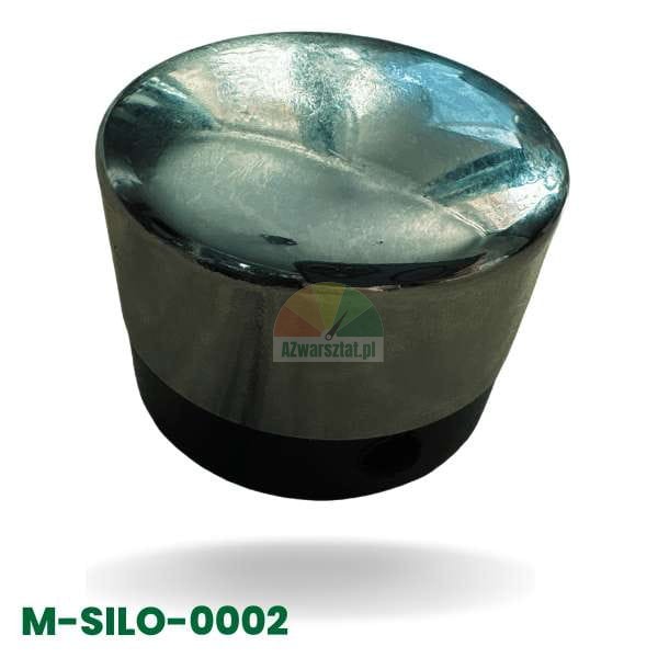 Complete vertical/horizontal mushroom actuator TYPE B with metal cover and black base