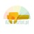 Yellow plastic clip for tile leveling system