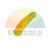 Yellow elongated curved plastic component on a white background