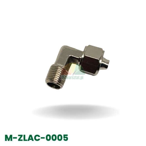 Metal L-Type connector elbow fitting model M-ZLAC-0005