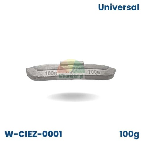 100g universal clip-on wheel balance weight