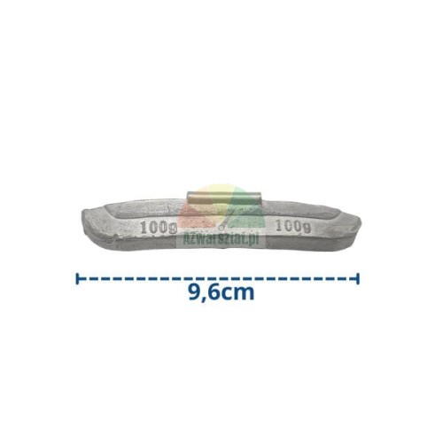 100g clip-on wheel balance weight, length 9.6cm