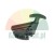 Black plastic latch with a T-shaped handle on a white background.