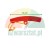 Red rim protector with cord, dimensions 14 cm x 23 mm