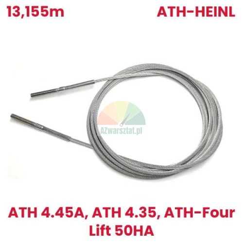 ATH-Heinl replacement: 13.155 mm steel cable for ATH 4.55A / ATH-Four Lift 50HA four-post lift.