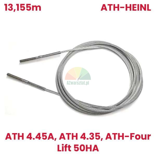 ATH-Heinl replacement: 13.155 mm steel cable for ATH 4.55A / ATH-Four Lift 50HA four-post lift.
