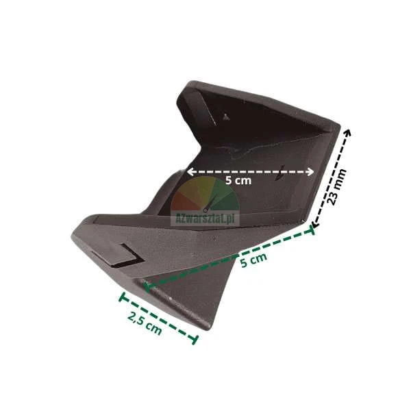Plastic jaw cover for tire changer Type C with dimensions