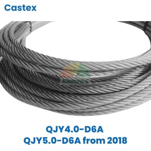 Steel lift cable Castex QJY4.0-D6A and QJY5.0-D6A from 2018