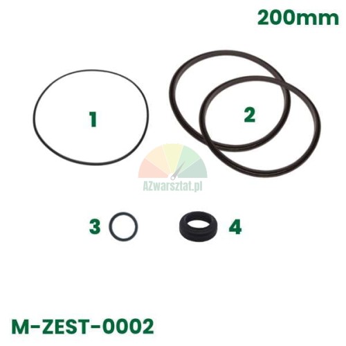 200mm tire changer bead breaker cylinder seal repair kit, 5 pieces