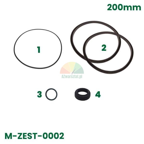 200mm tire changer bead breaker cylinder seal repair kit, 5 pieces
