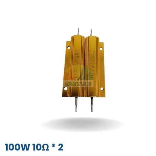 Two gold 100W 10 Ohm brake resistors for wheel balancer