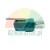 Micro limit switch with metal lever actuator and turquoise body by Zhejiang Zhongma Electric.