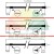 Steel cable set for SDW50 four-post lift with dimension diagrams
