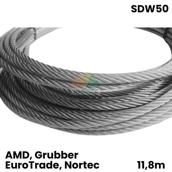 Steel cable for SDW50 four-post lift (11.8m)
