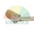 Angled round radiator brush with light bristles and a natural wooden handle.