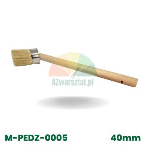 Comfortable tire mounting paste brush 40mm with a wooden handle