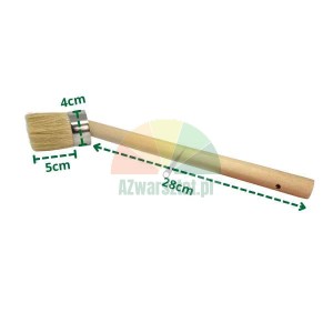40mm tire mounting paste brush with wooden handle