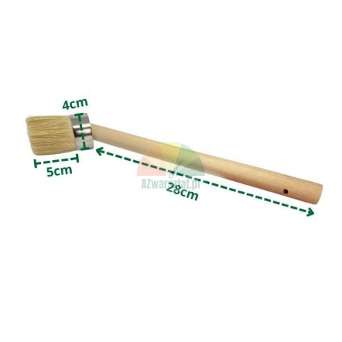 40mm tire mounting paste brush with wooden handle