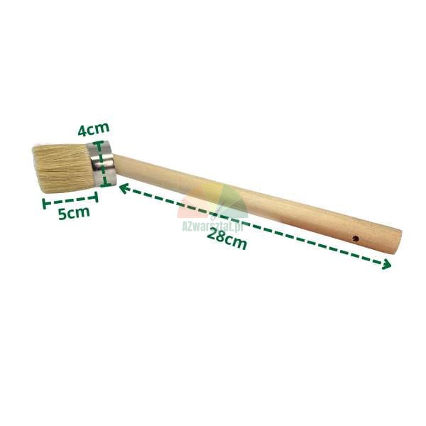 40mm tire mounting paste brush with wooden handle