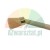 Small round stencil brush with natural bristles and wooden handle