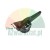 Black plastic component with dimensions 17mm and 5mm indicated on a white background.