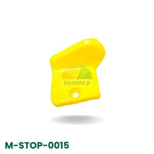 Yellow plastic protective cover for mounting head with automatic finger type F