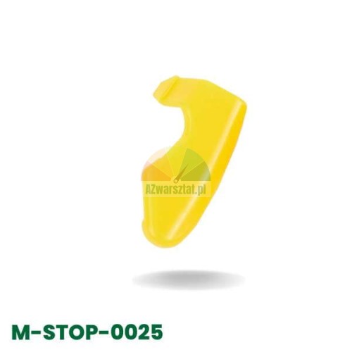 Yellow plastic protection insert for tyre changer mounting head type P