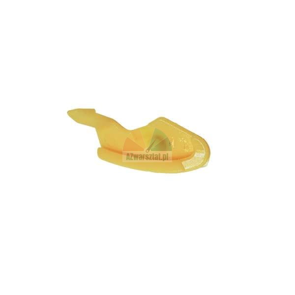 Yellow plastic slider or mounting clip for profiles