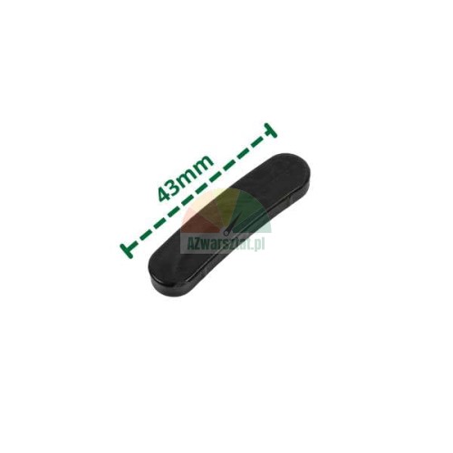Plastic cover for mounting foot Type H, 43mm