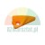 Orange plastic triangular tool with a hole.