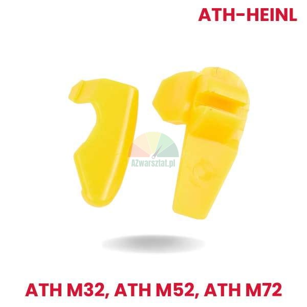Yellow plastic mounting head protector set for ATH-Heinl M32, M52, M72 tire changers