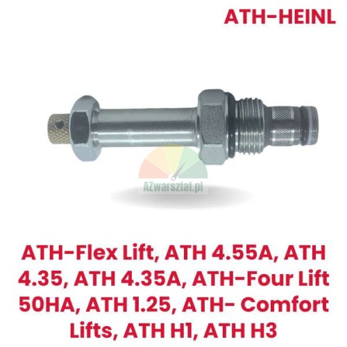 ATH-Heinl replacement lowering valve for car lift models ATH-Flex Lift, ATH 4.55A, ATH 4.35, ATH 4.35A, ATH-Four Lift 50HA, ATH 1.25, ATH-Comfort Lifts, ATH H1, ATH H3.