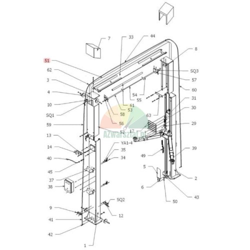 Synchronization rope for ATH-Comfort-L, HL3 lift