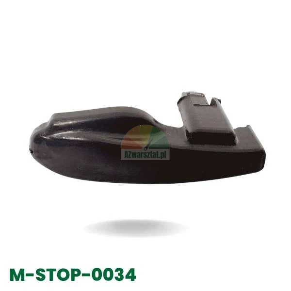 Black mounting foot cover type S, model M-STOP-0034.
