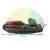 Black mounting foot cover type S with dimensions