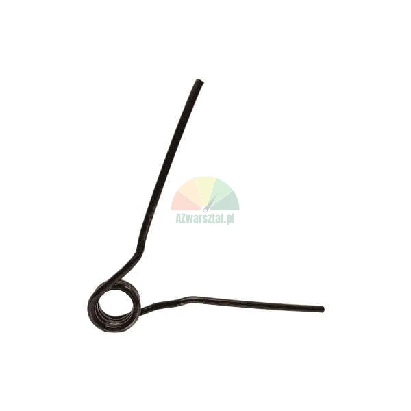 Black metal torsion spring for machinery and equipment