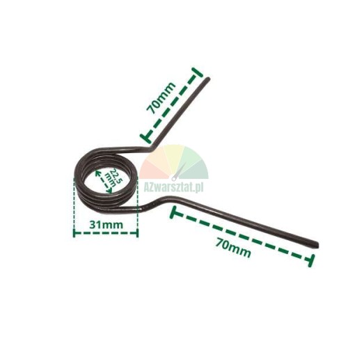 31mm direction change spring