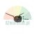 Black torsion spring with 14mm height indicated on white background