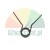 Black metal torsion spring with two arms isolated on a white background.