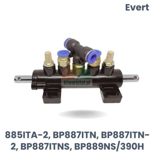 Pneumatic pedal valve for tire changer jaws Evert 885ITA-2, BP887ITN, BP887ITN-2, BP887ITNS, BP889NS/390H