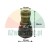 Check valve with dimensions, 18mm thread