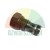 Black metal banjo bolt for hydraulic systems with external thread and port holes