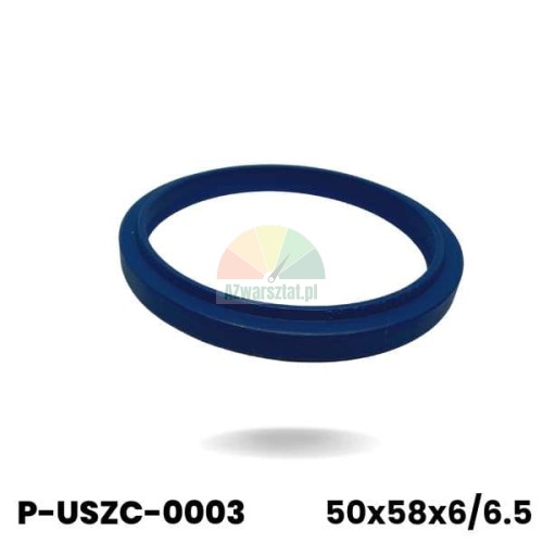 Hydraulic cylinder seal 50x58x6/6.5 blue
