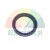 Purple hydraulic U-cup ring seal on white background.