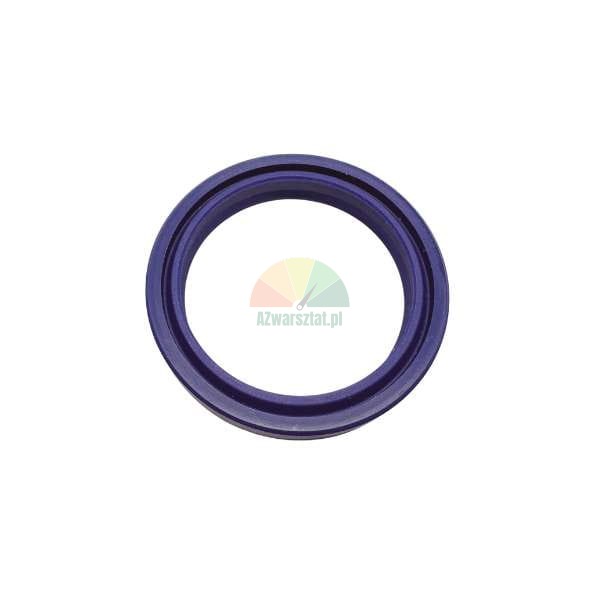 Purple hydraulic U-cup ring seal on white background.